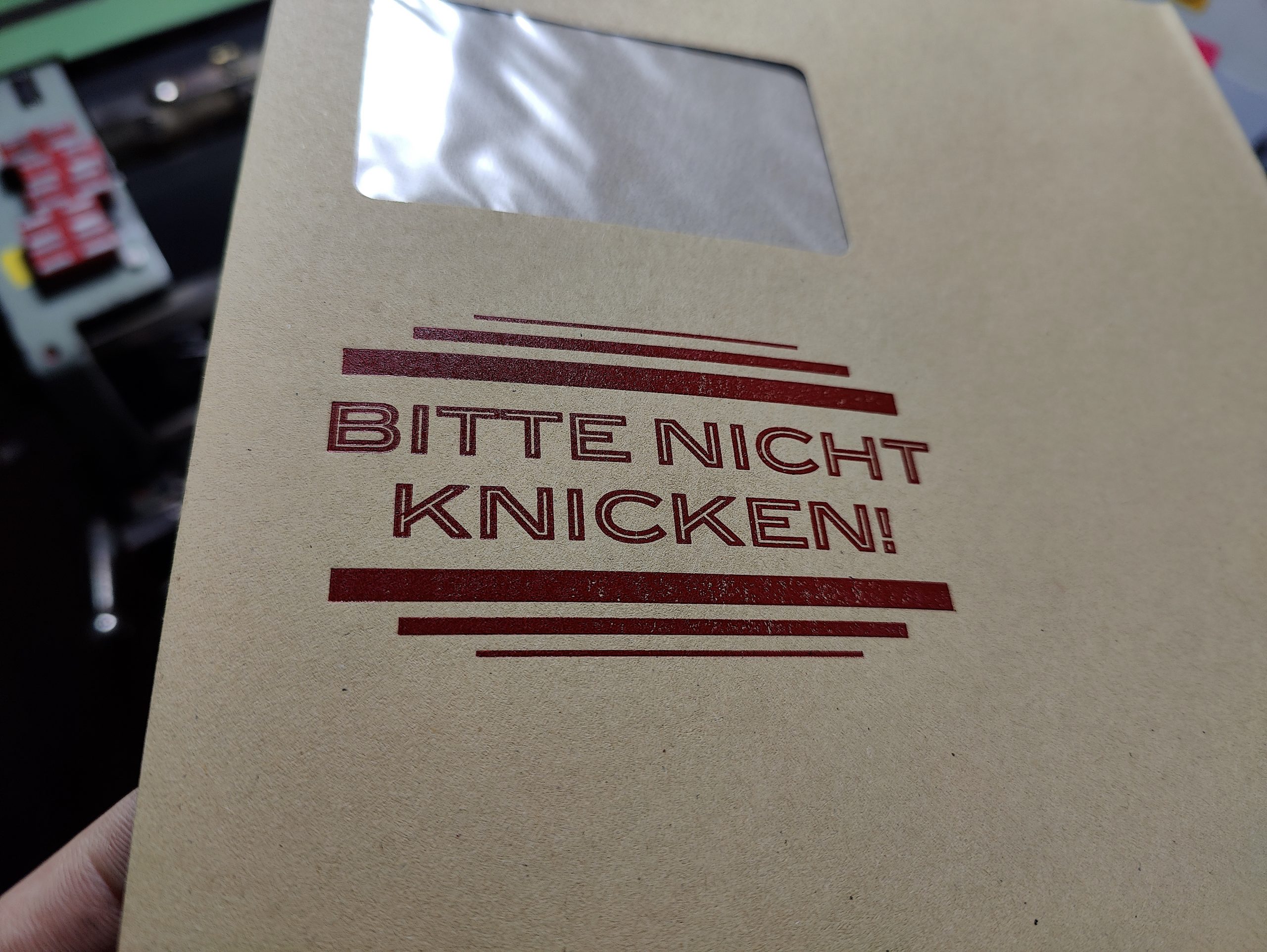 Bitte Nicht Knicken!