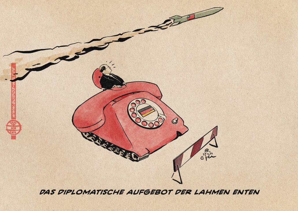 Die diplomatischen Grenzen des Scholzomaten