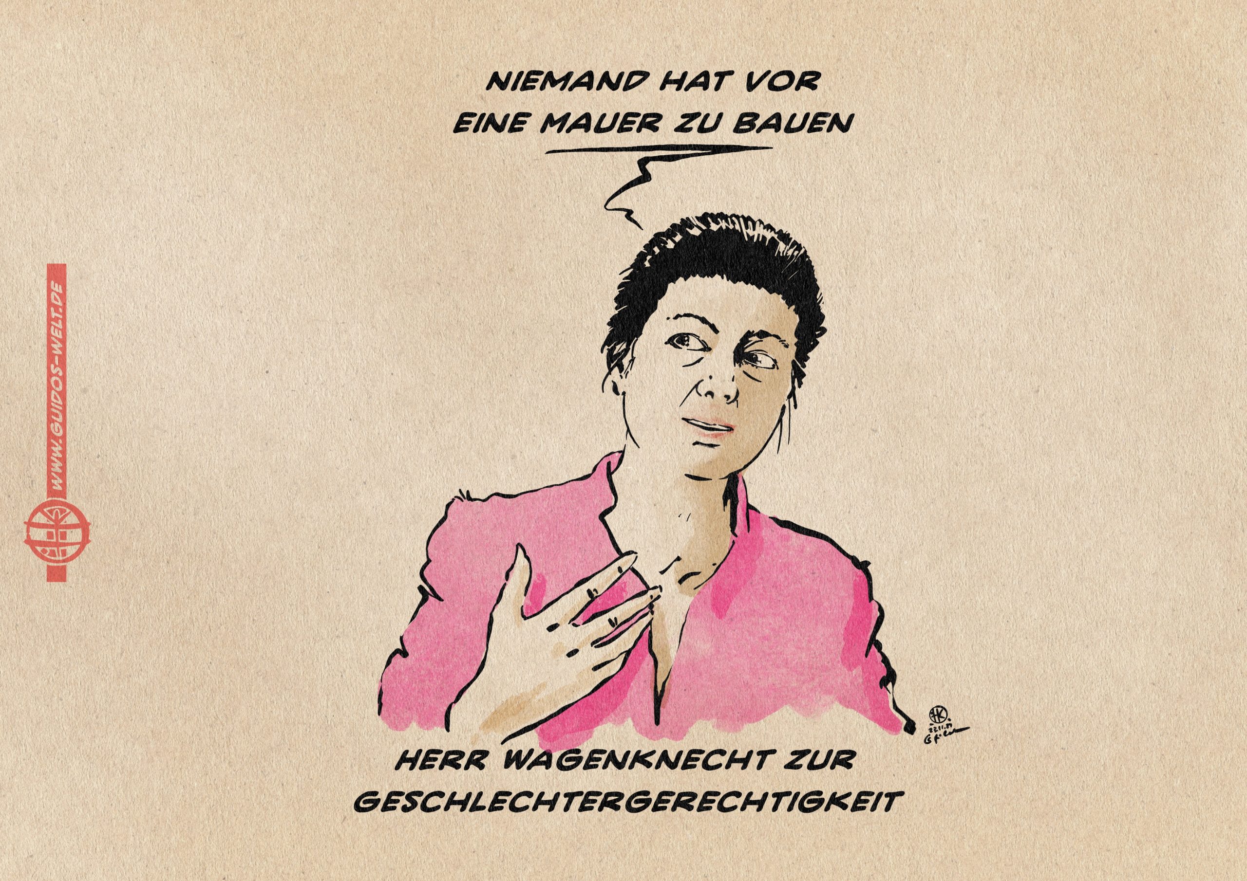Niemand hat vor eine Mauer zu bauen