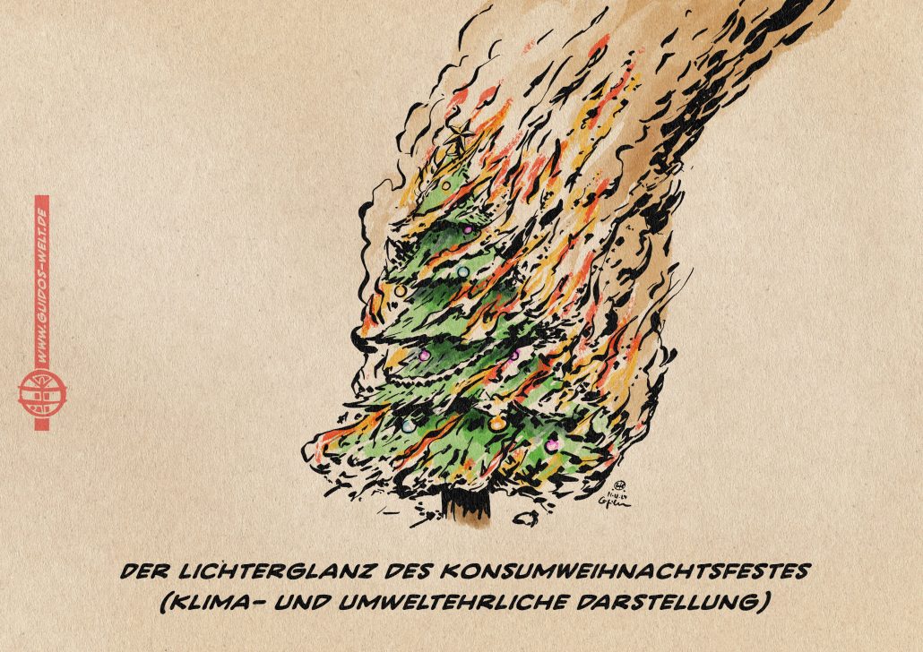 Hurra! Der Baum brennt!