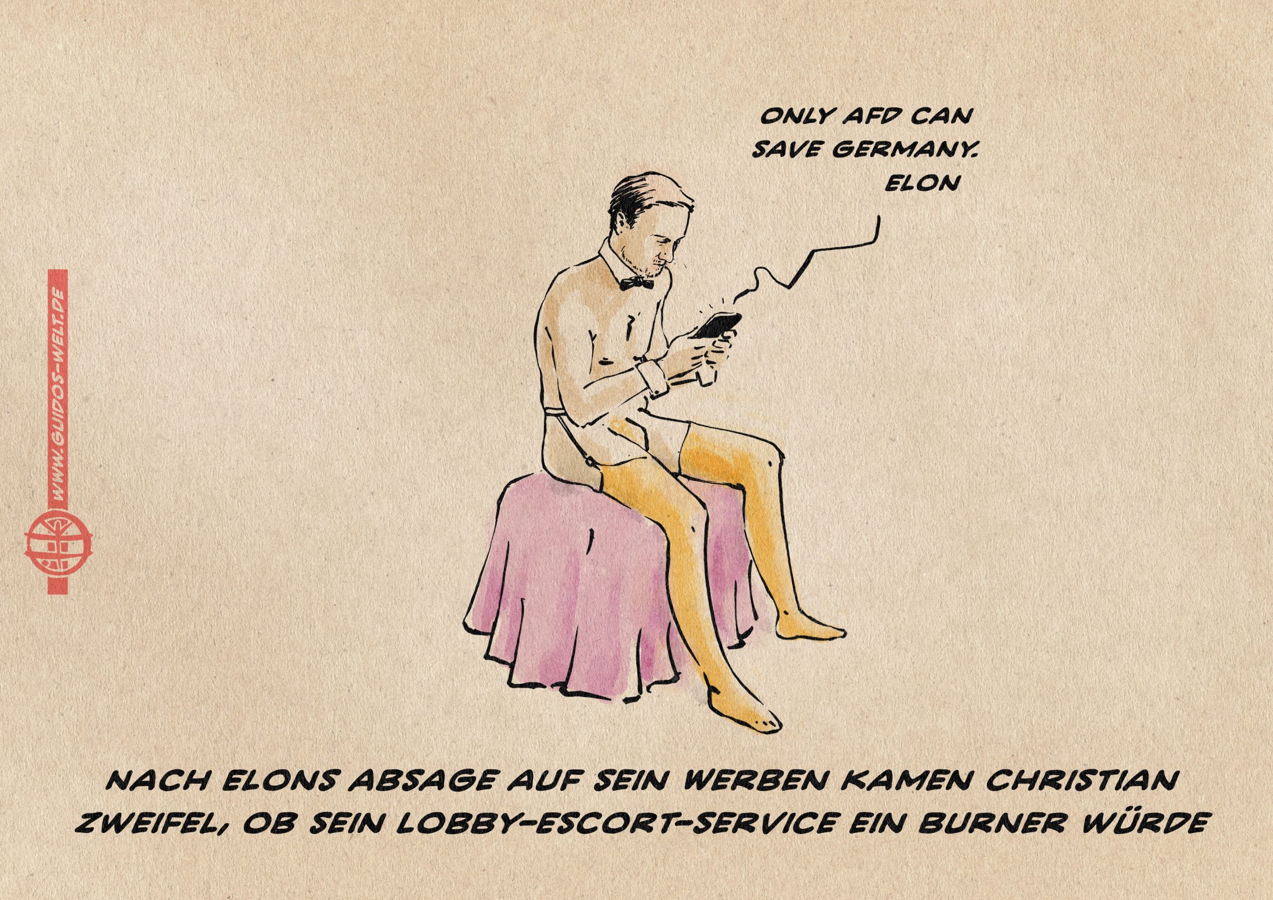 Lindners Abwärtswerben