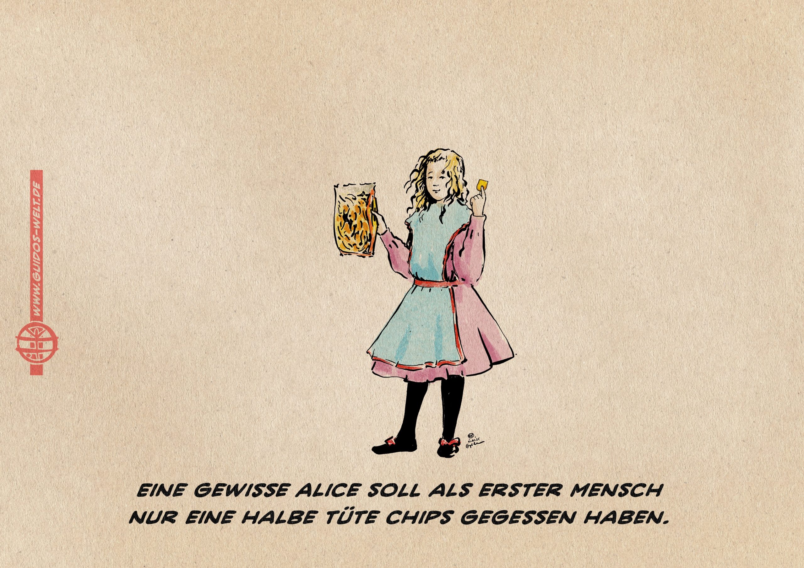 Nur eine halbe Tüte Chips