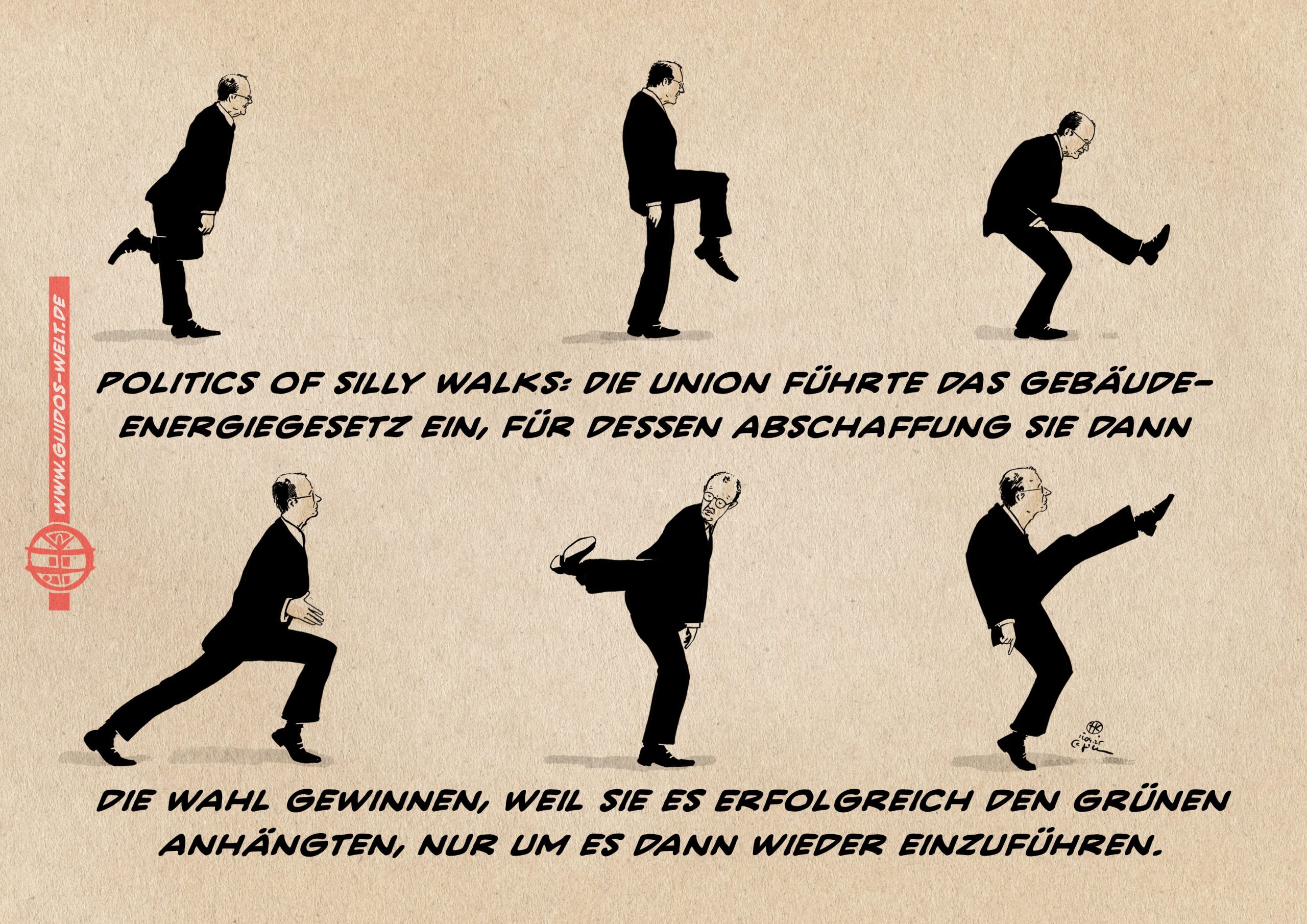 Politics of Silly Walks