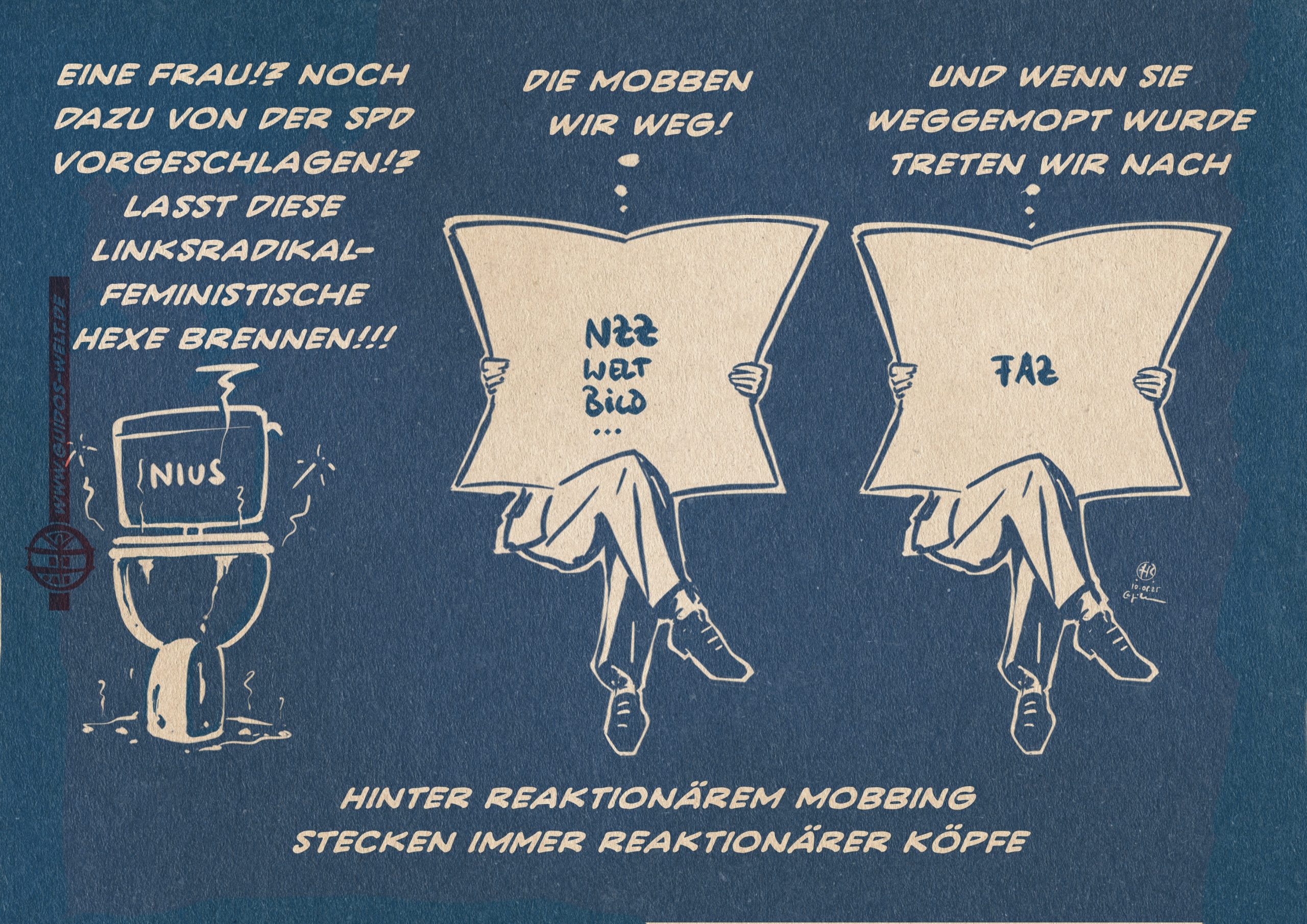 Die Köpfe dahinter