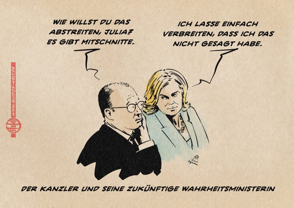 Die Wahrheitsministerin