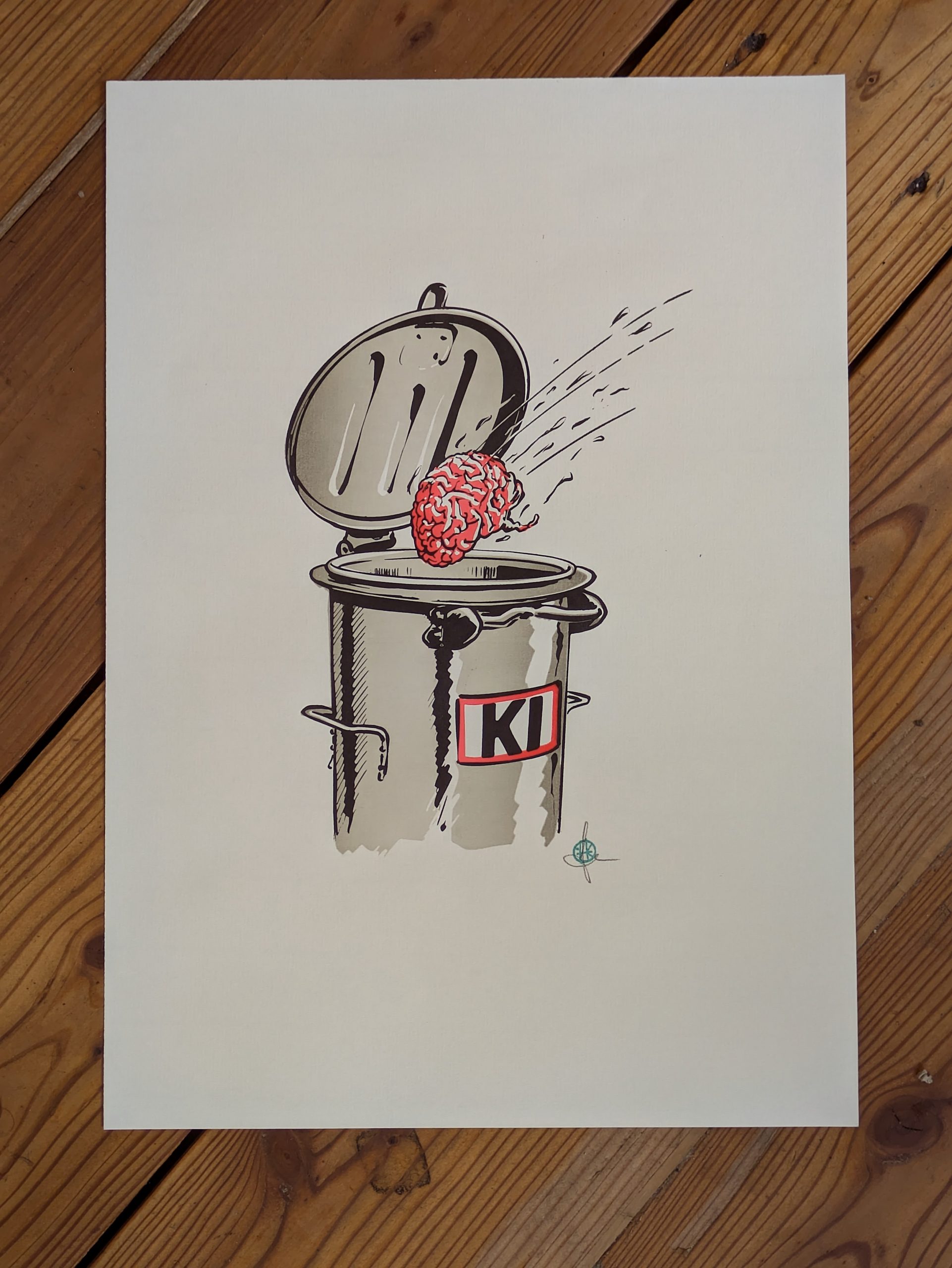 KI (Tonne) 42 x 30cm