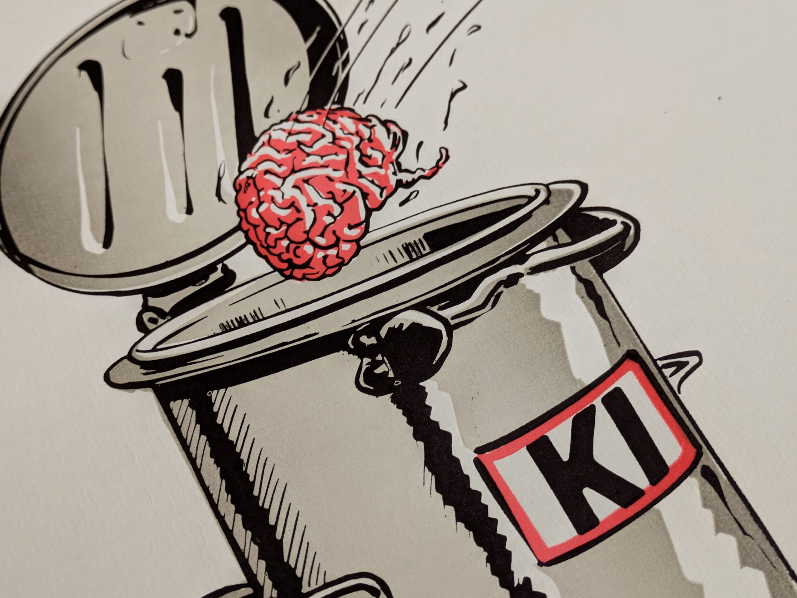 KI (Tonne) 42 x 30cm – Bild 3