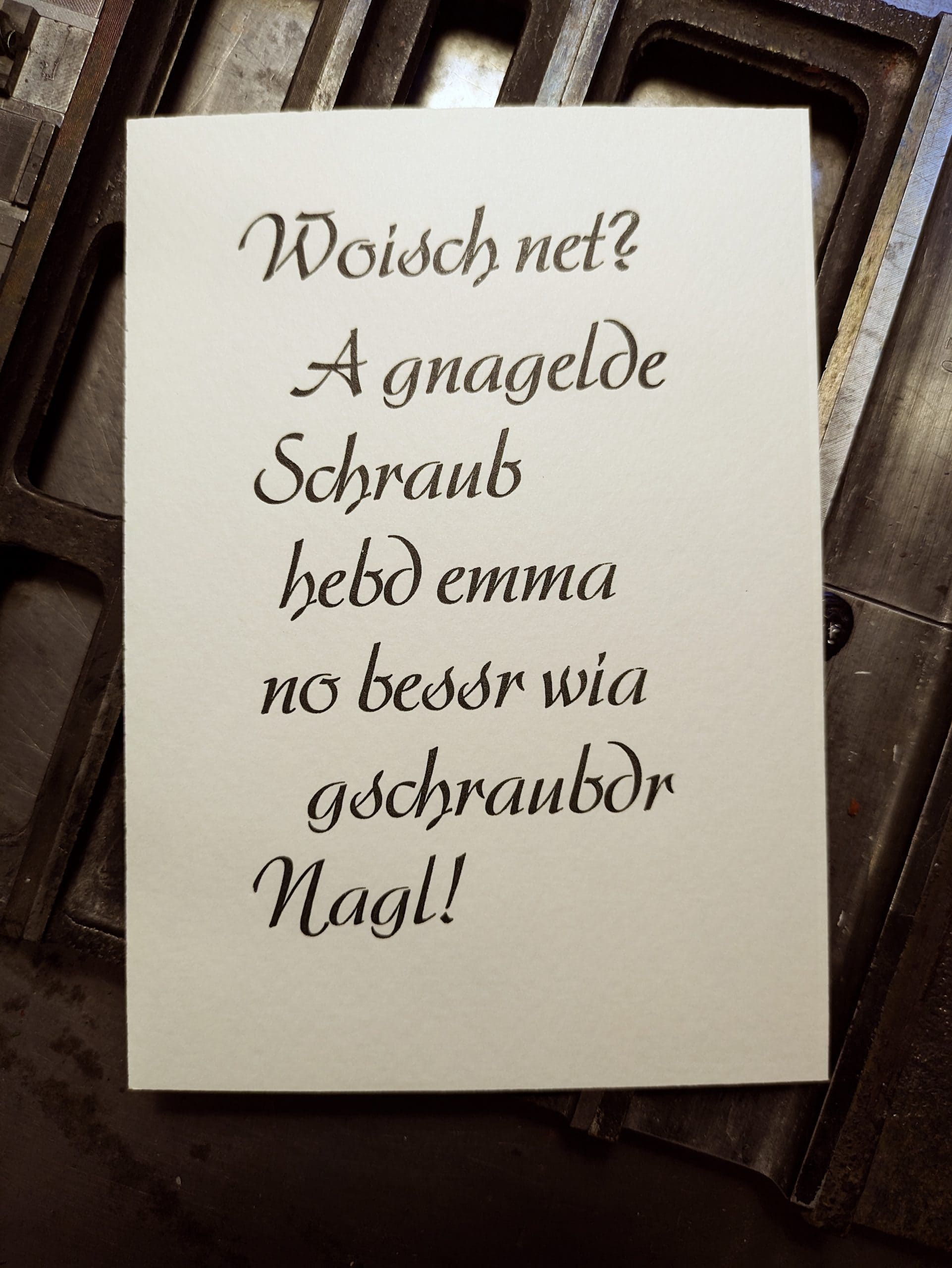 Gnagelde Schraub