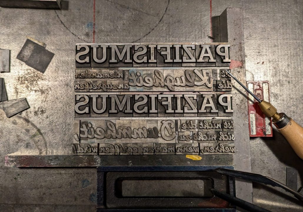Pazifismus mit der Energos