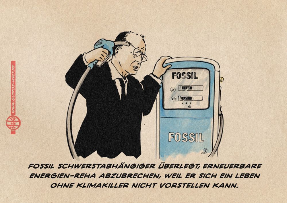 Der Fossil Abhängige