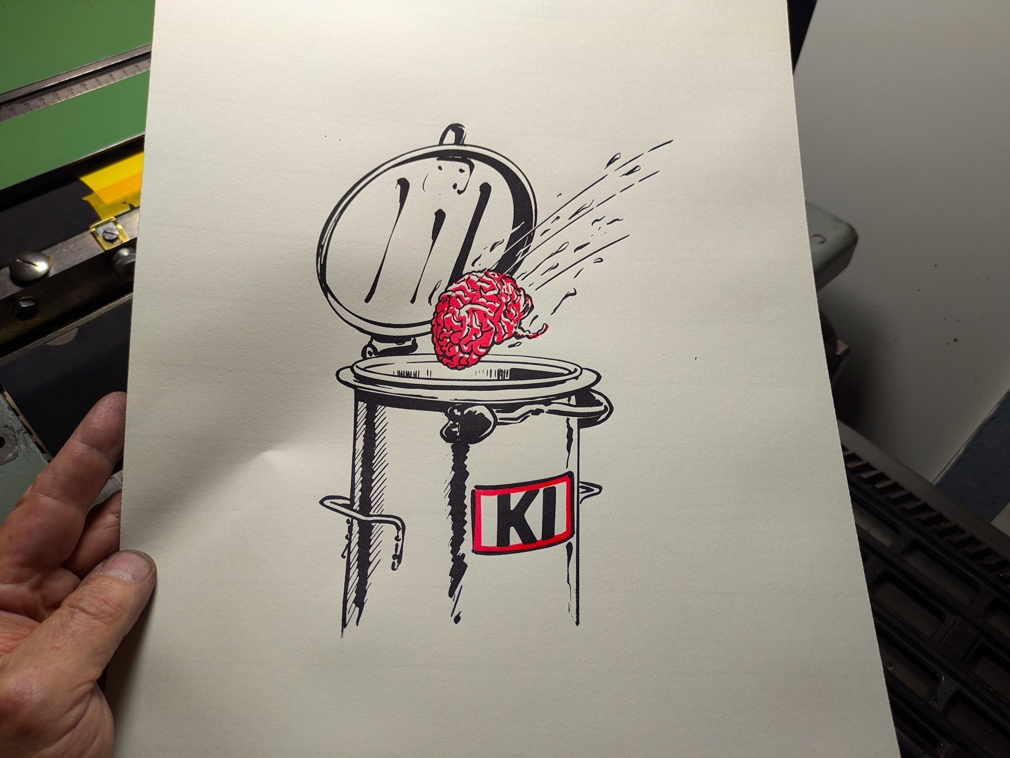 KI (Tonne) 42 x 30cm – Bild 7