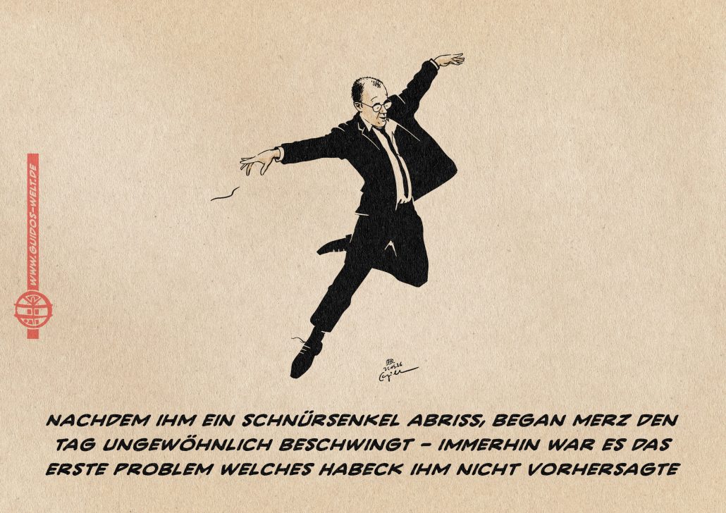 Merz beschwingt