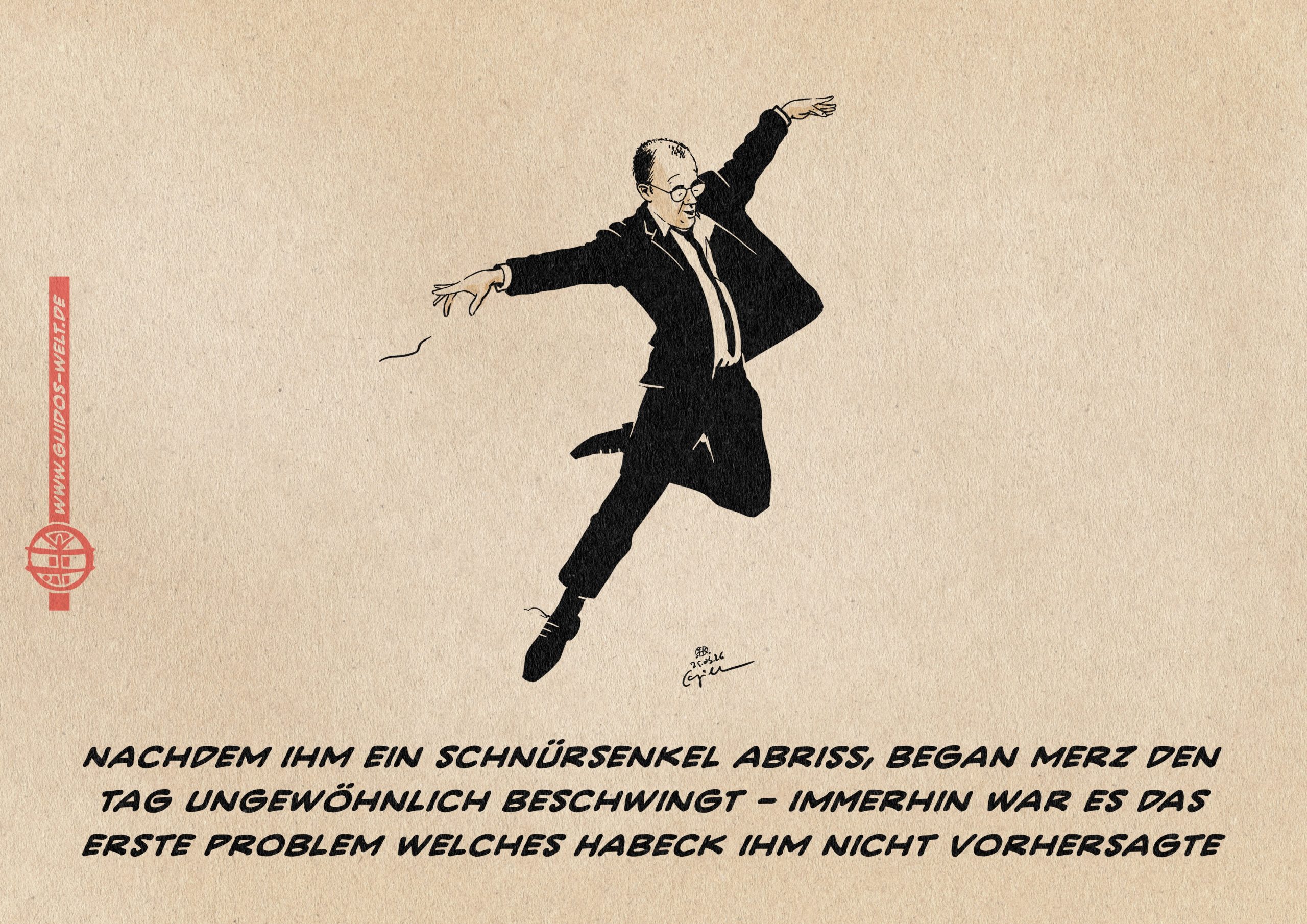 Merz beschwingt