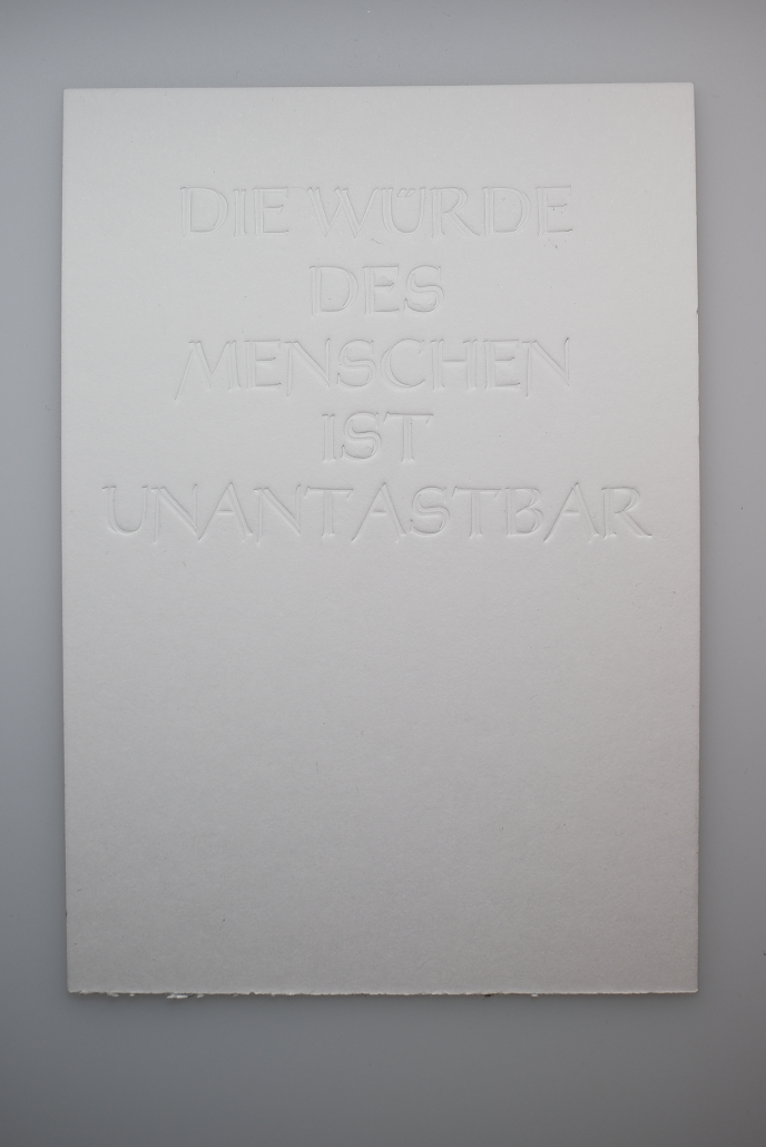 Die Würde des Menschen