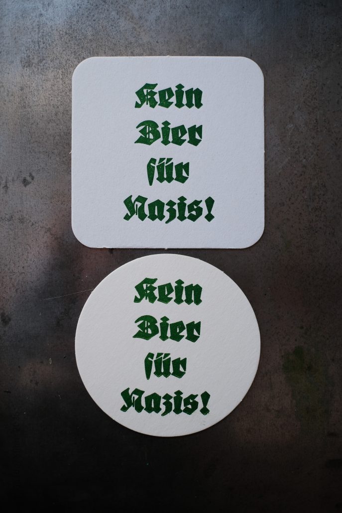 Kein Bier für Nazis!