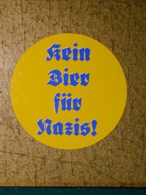 Sticker Kein Bier für Nazis!