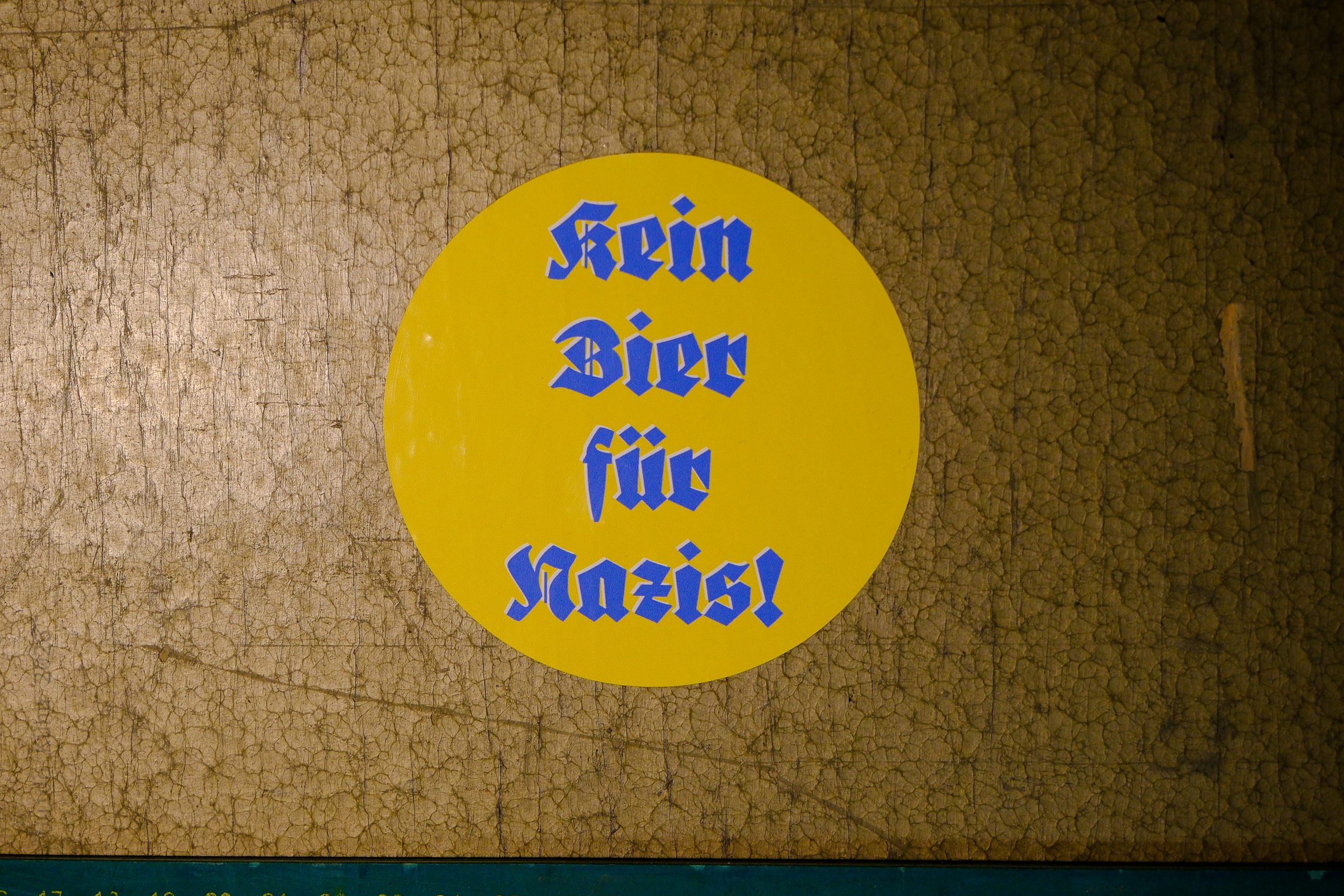 Sticker Kein Bier für Nazis!