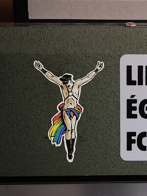 Sticker Jesus Gay
